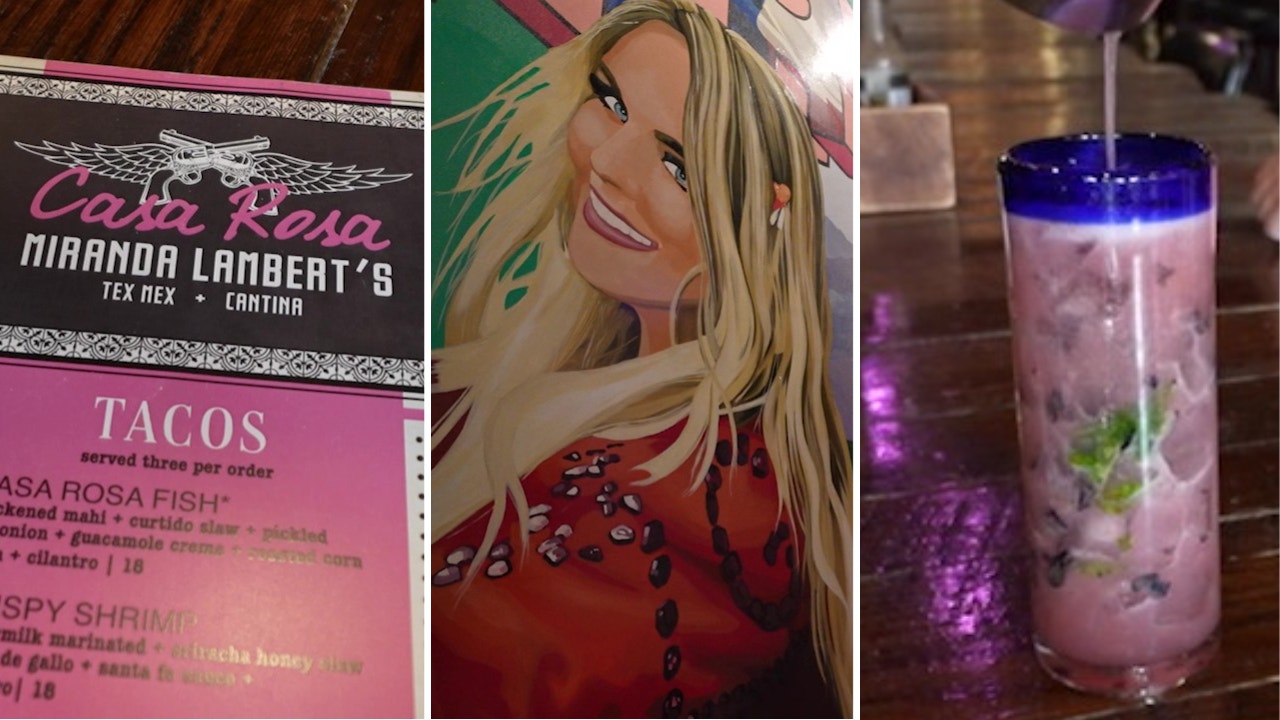 Miranda Lambert's Nashville bar 'Casa Rosa' serves Tex-Mex food, margaritas